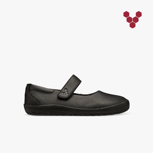 Vivobarefoot Wyn School II Mary Jane Kinder Schwarz [DE.WXT2Q]